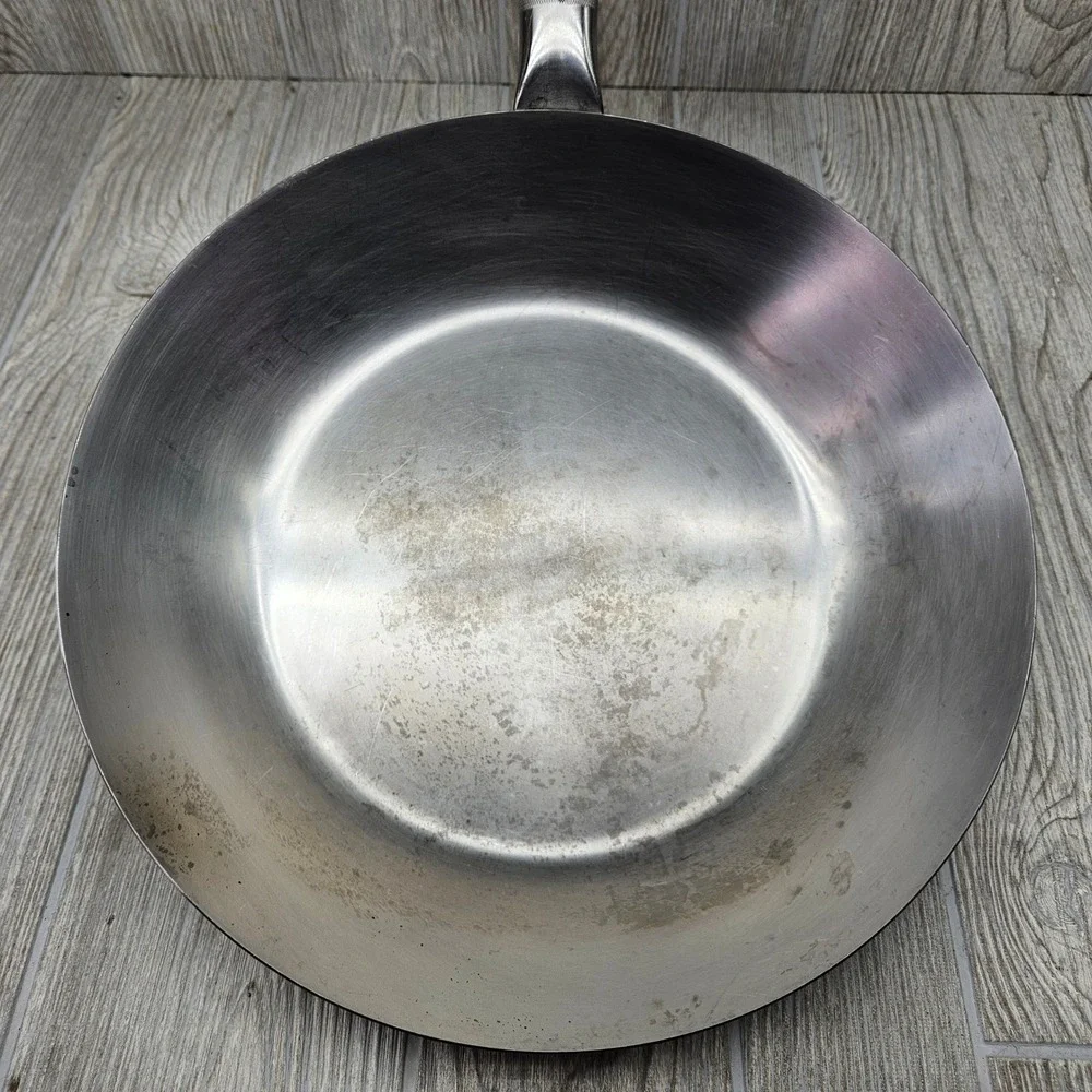 Revere Ware Institutional Stainless Fry Pan Patio 12